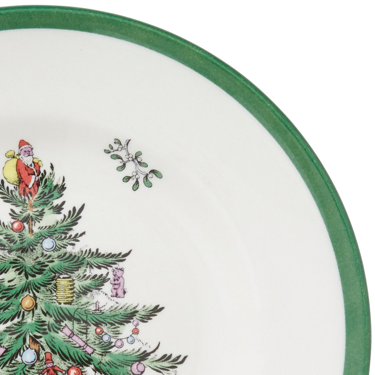 Christmas Tree Bread & Butter Plate image number null